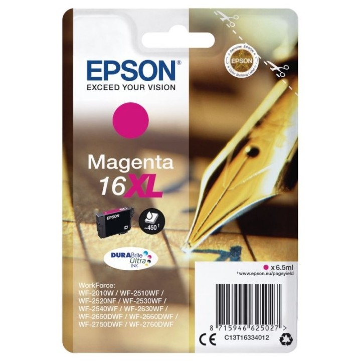 epson cartucho t1633xl magenta