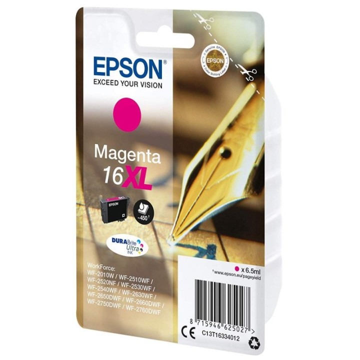 epson cartucho t1633xl magenta