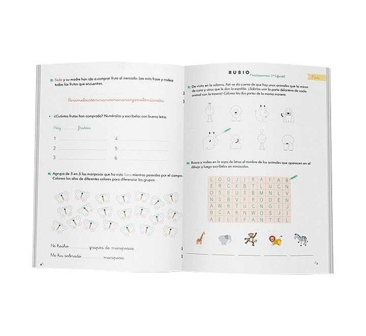 cuaderno rubio vacaciones 3 infantil vac31