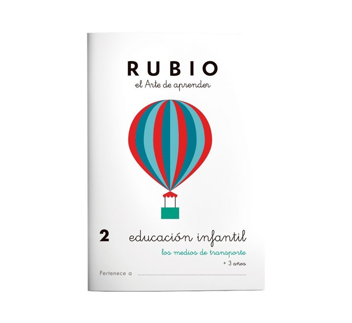 pack 10 cuadernos rubio educ. infantil pr2
