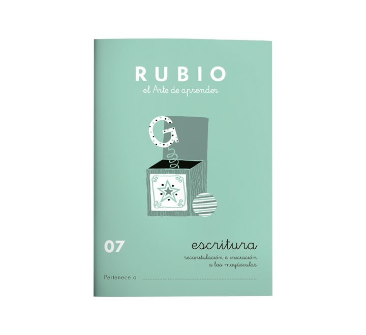 pack 10 cuadernos rubio escritura 07 c07