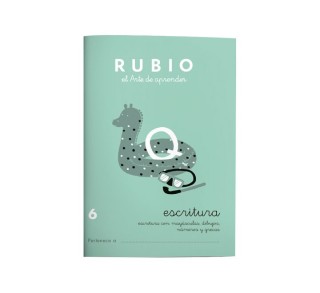pack 10 cuadernos rubio escritura 6 c6