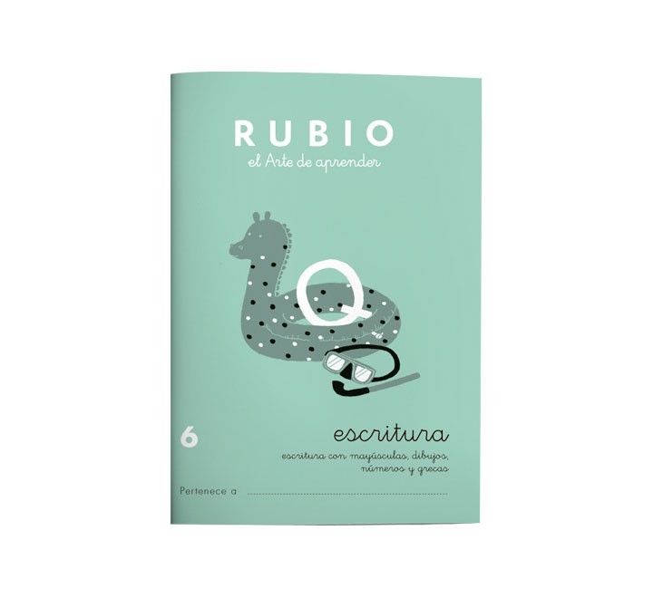 pack 10 cuadernos rubio escritura 6 c6