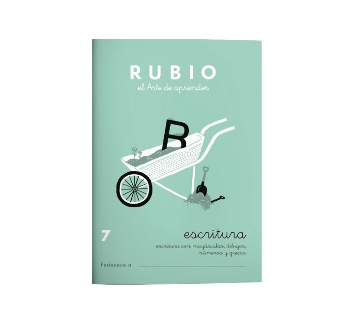 pack 10 cuadernos rubio escritura 7 c7