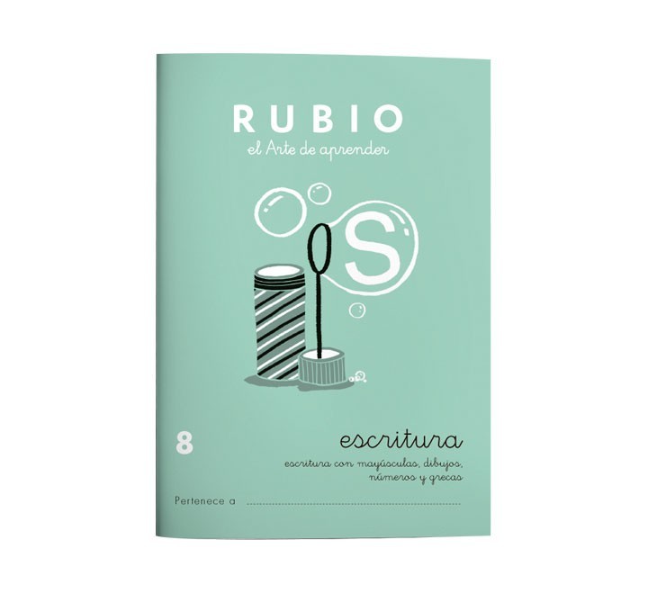 pack 10 cuadernos rubio escritura 8 c8
