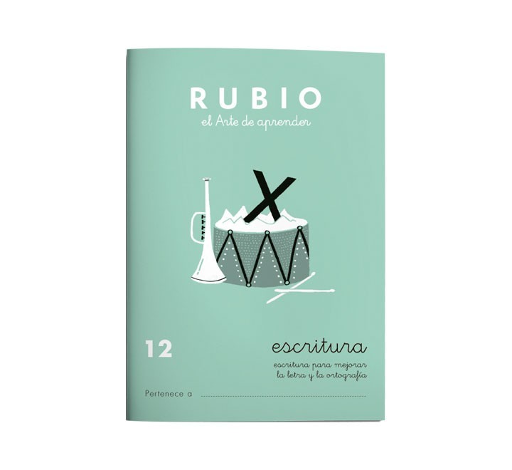 pack 10 cuadernos rubio escritura 12 c12