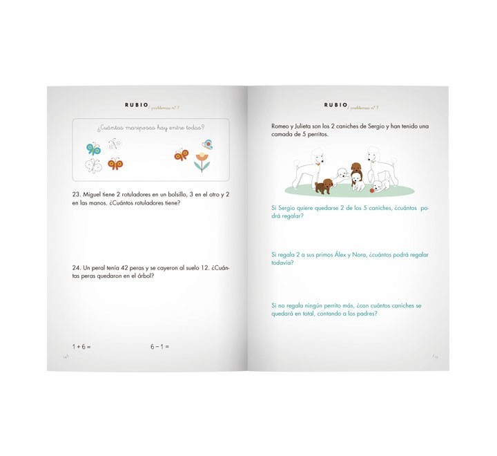 pack 10 cuadernos rubio problemas 7 p7