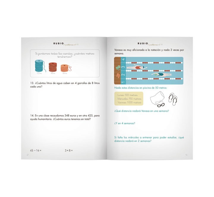 pack 10 cuadernos rubio problemas 11 p11
