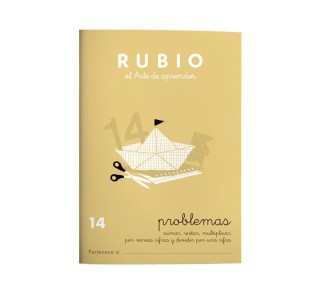 pack 10 cuadernos rubio problemas 14 p14