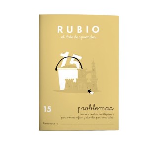 pack 10 cuadernos rubio problemas 15 p15