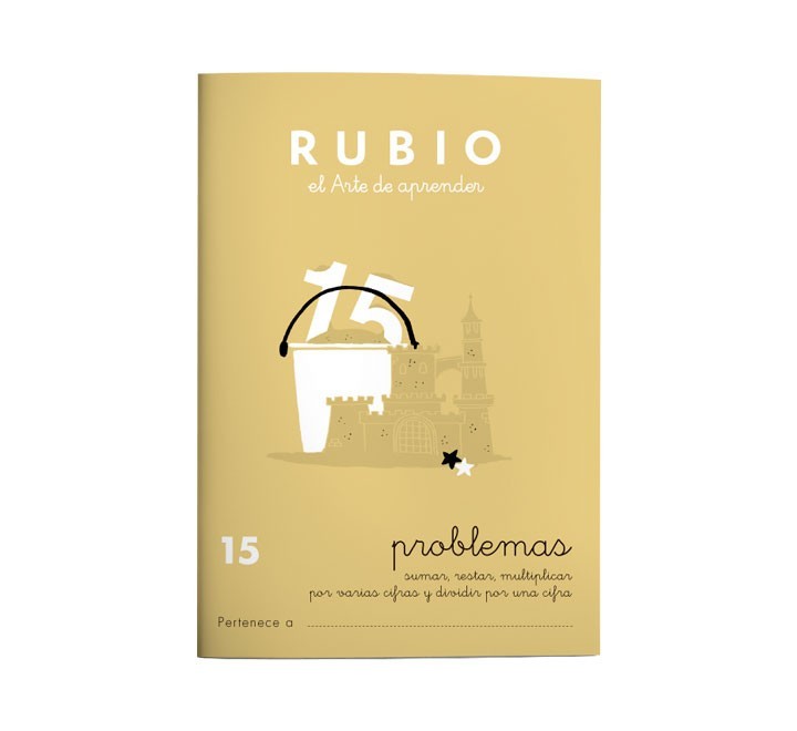 pack 10 cuadernos rubio problemas 15 p15