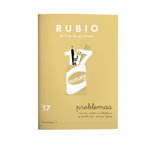 pack 10 cuadernos rubio problemas 17 p17