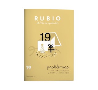 pack 10 cuadernos rubio problemas 19 p19