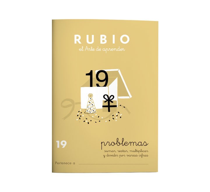 pack 10 cuadernos rubio problemas 19 p19