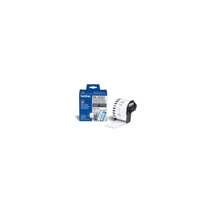brother etiquetas cinta continua brother blanca dk22223 ql - 500a ql - 500bw ql - 560 ql - 570 ql -