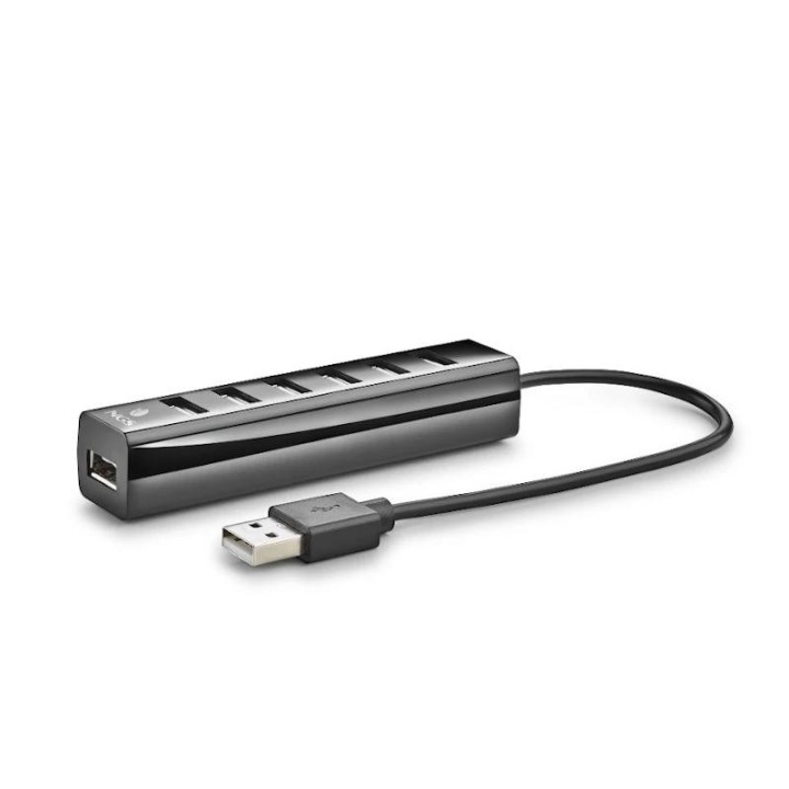 ngs hub 7 puertos 2.0 con adap.corriente