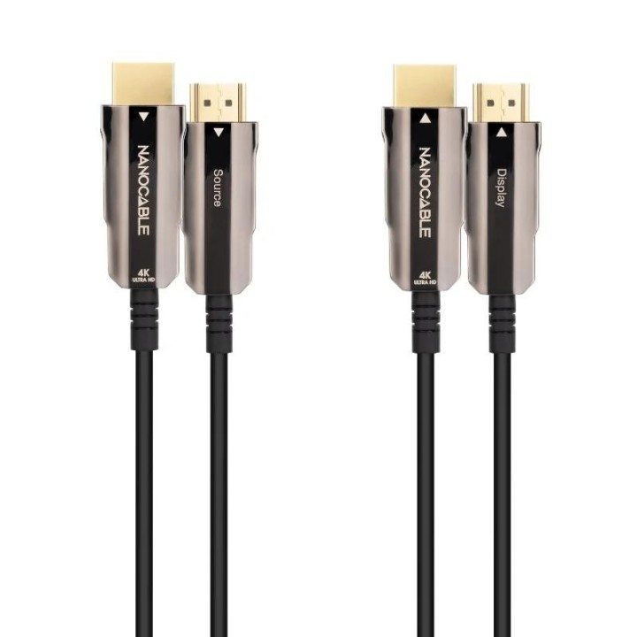 nanocable cable hdmi v2.0 aoc 4k@60hz 18gbp 15 m
