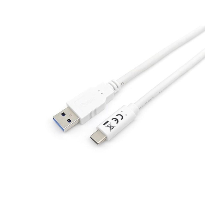 equip cable usb tipo c a usb 3.2 equip macho - macho 1m blanco