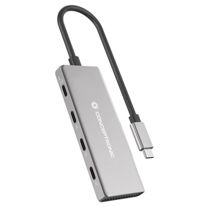conceptronic hub usb tipo c conceptronic hubbies16g 4 puertos