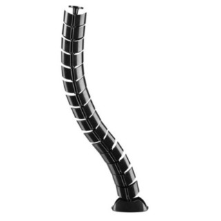 equip organizador de cables de escritorio equip doble canal negro