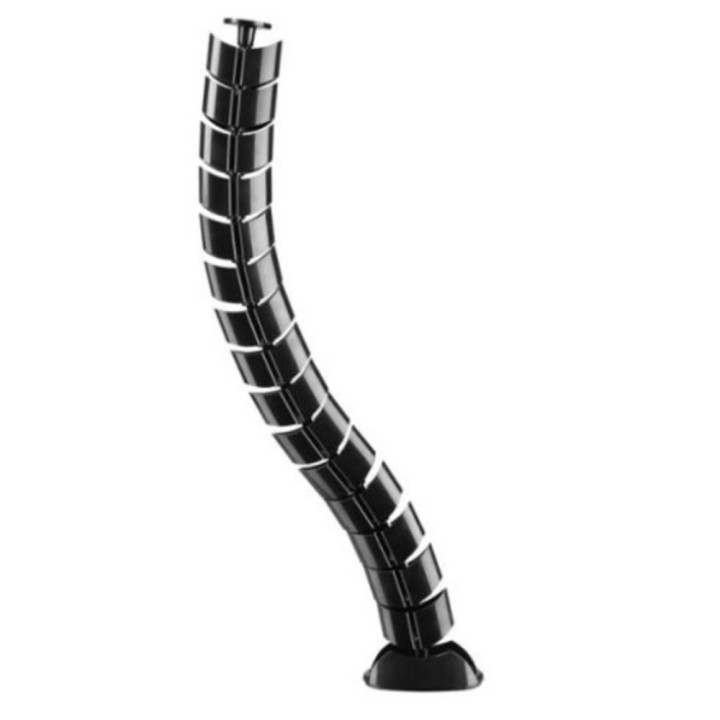 equip organizador de cables de escritorio equip doble canal negro