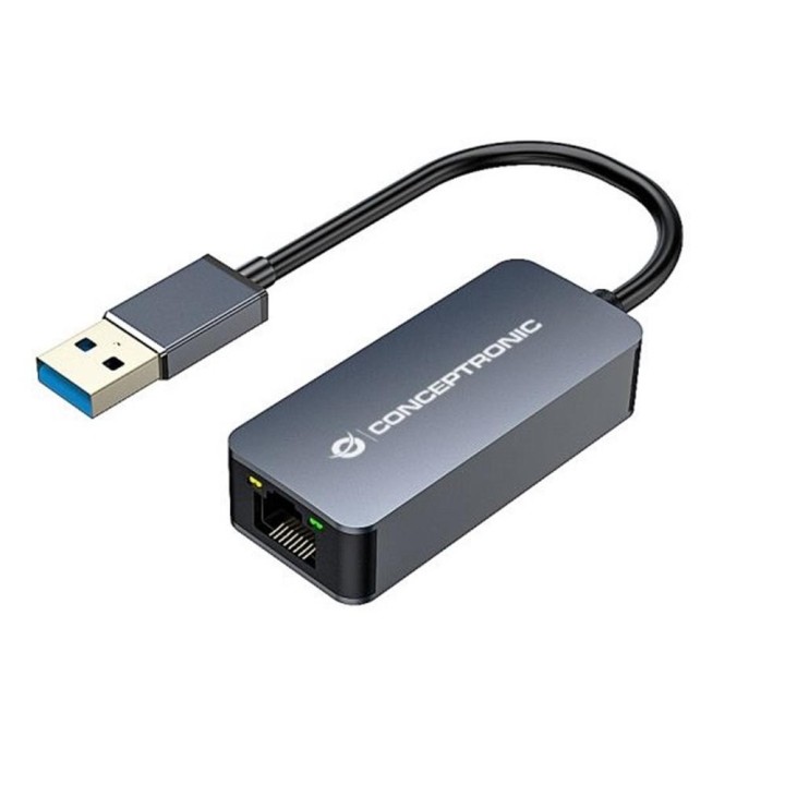 conceptronic adaptador usb 3.0 a rj45 conceptronic macho - hembra