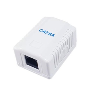 equip roseta de superficie equip cat 6a 1 puerto hembra rj45
