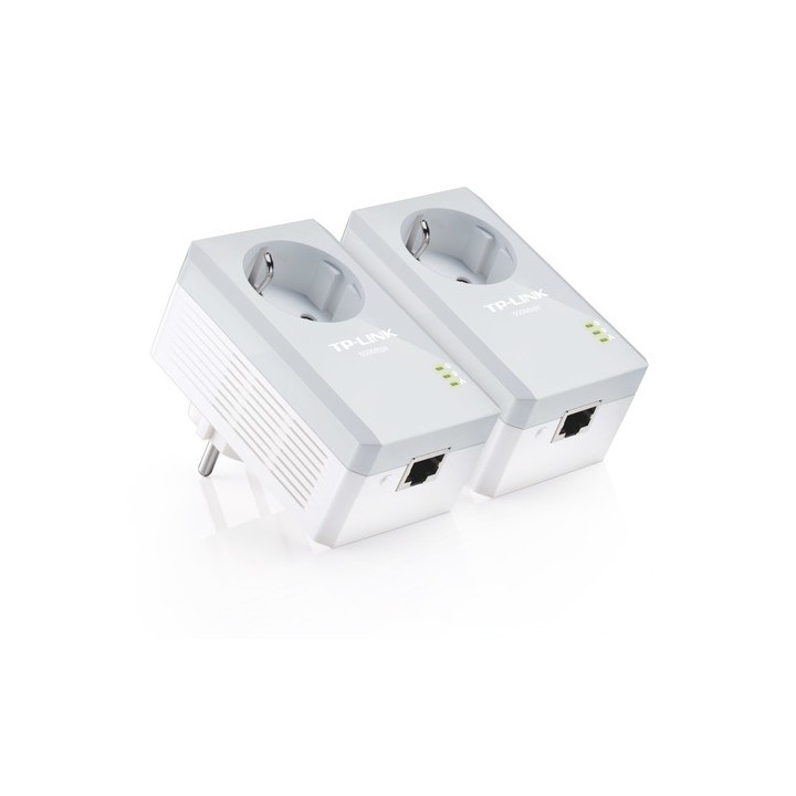 kit inicial de adaptadores powerlines tp-link con enchufe incorporado 500mbps