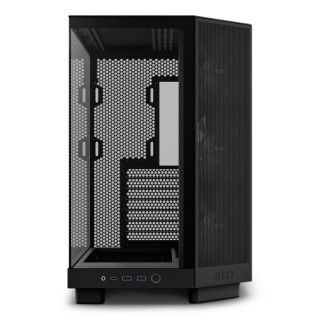 caja nzxt h5 flow (2024) white rgb cc-h52fw-r1