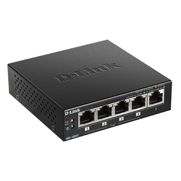 d-link dgs-1005p switch 5xgb 4xpoe