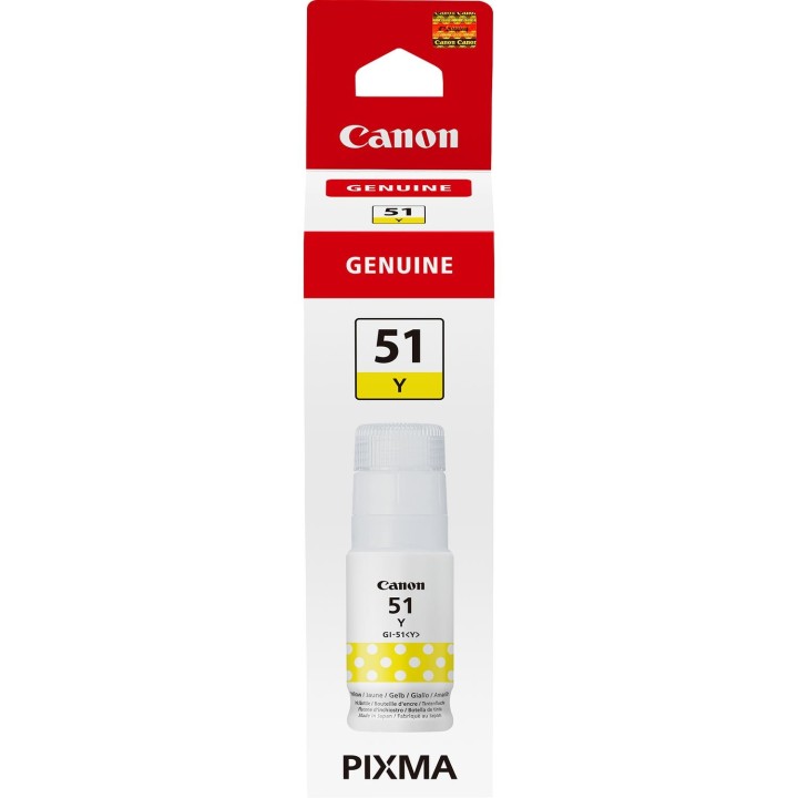 canon cartucho tinta canon amarillo gi - 51y 70ml 7700 paginas