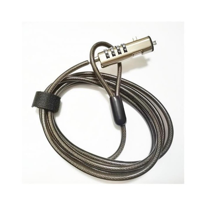 nilox cable seguridad numerical nilox para portatil conexion nano 1.9m