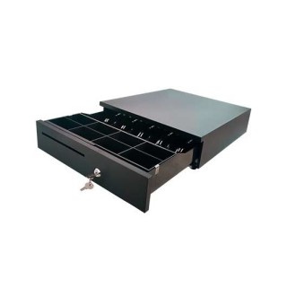 10pos tpv cajon portamonedas 10pos lb - 405b1 negro 405x420 mm 5 bill 8 mon rj12 microsiwtch