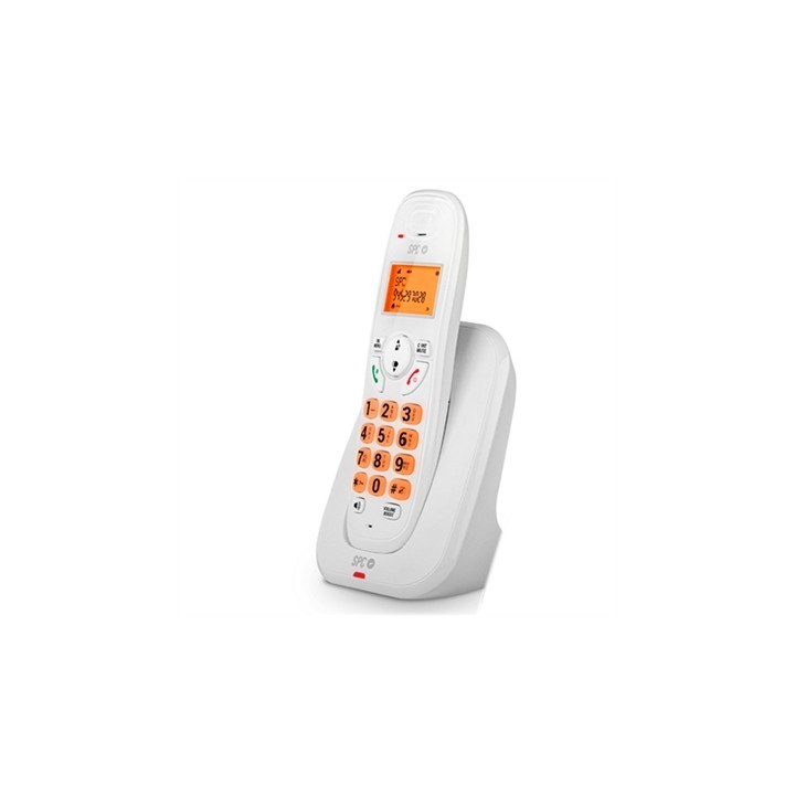 spc telefono inalambrico spc kairo blanco pantalla