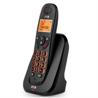 spc telefono inalambrico spc kairo negro pantalla