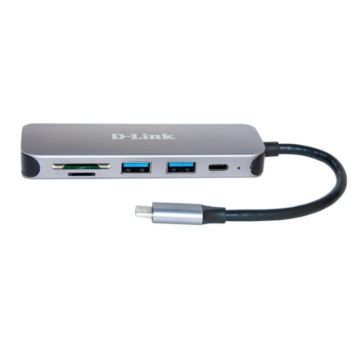 d-link dub-2325 5-in-1 usb-c hub card reader