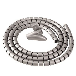 organizador cables zip 2m plata fellowes 9929801