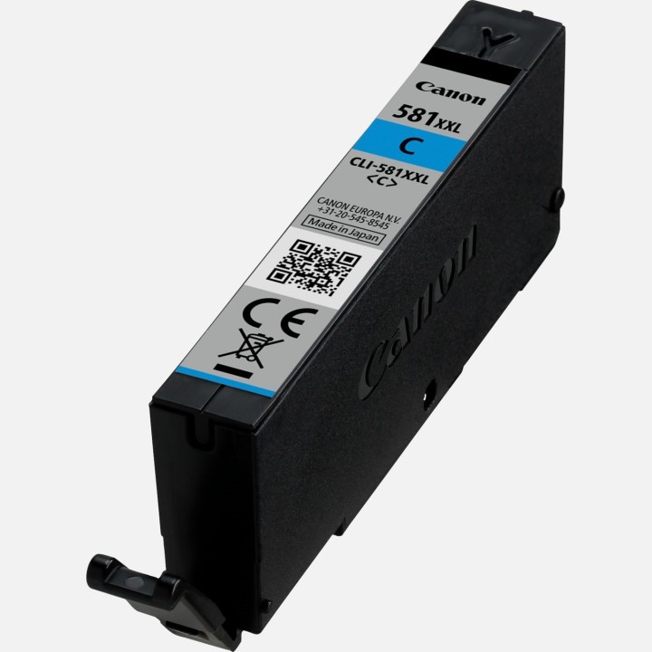 canon cartucho tinta canon cli 581 c xxl cian pixma tr7550 - tr8550 - ts6150 - ts6151 - ts8150 - ts8