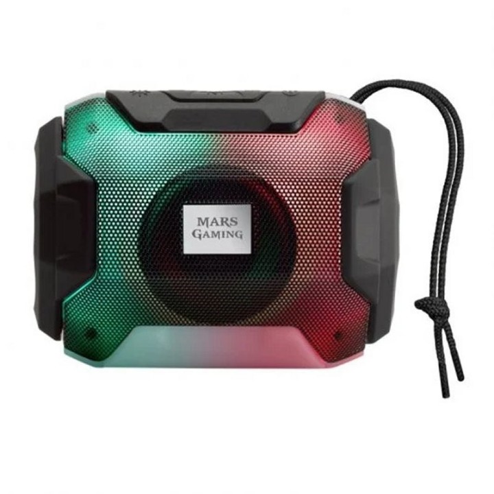 mars gaming altavoz bluetooth rgb msbax 10w black