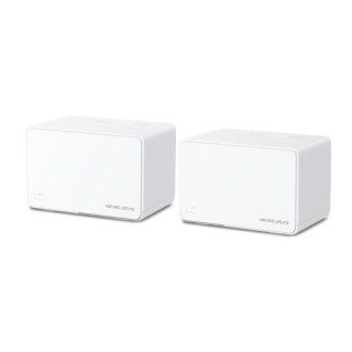 mercusys halo h80x(2-pack) doble banda (2,4 ghz / 5 ghz) wi-fi 6 (802.11ax) blanco 3 interno