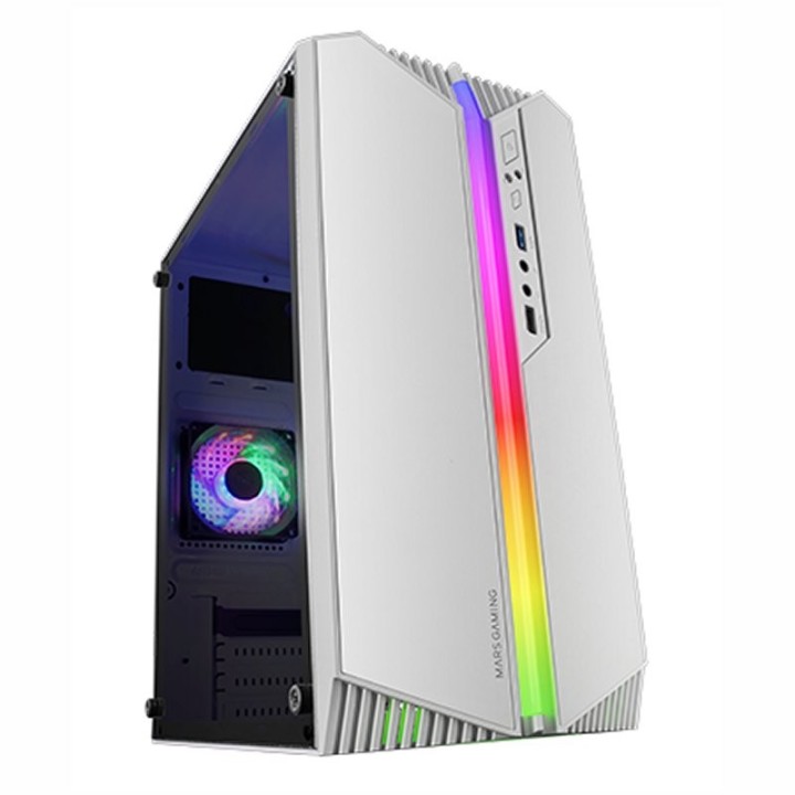 mars gaming caja m-atx mc-s1 white