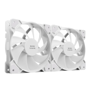 mars gaming ventilador mars gaming mfprox2 2 x 120mm blanco