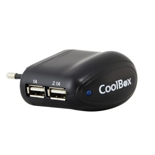 coolbox cargador coolbox de pared 5v 2xusb