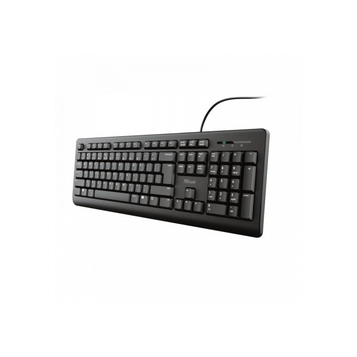 trust tk-150 teclado usb qwerty espanol negro