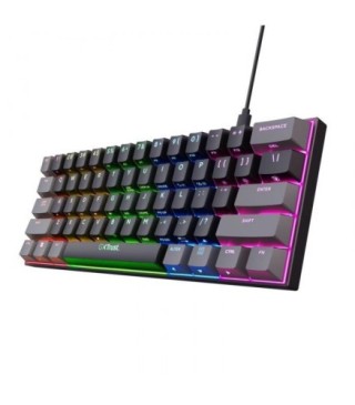 trust gxt867 acira 60% mini gaming keyboard es