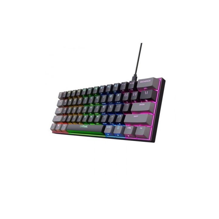 trust gxt867 acira 60% mini gaming keyboard es