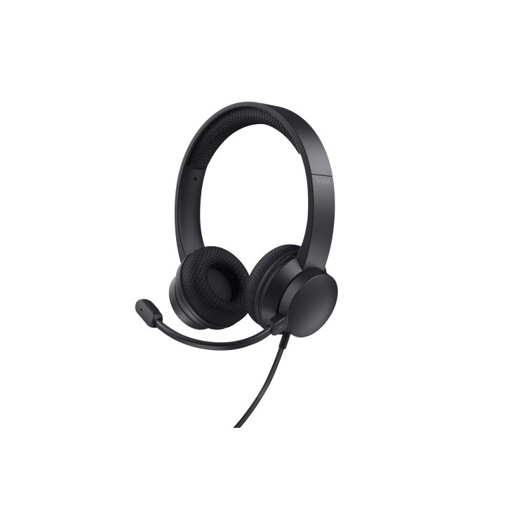 trust ayda auriculares alambrico diadema llamadas/musica usb tipo a negro