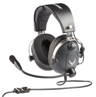 thrustmaster t.flight u.s. air force edition auriculares diadema conector de 3,5 mm negro