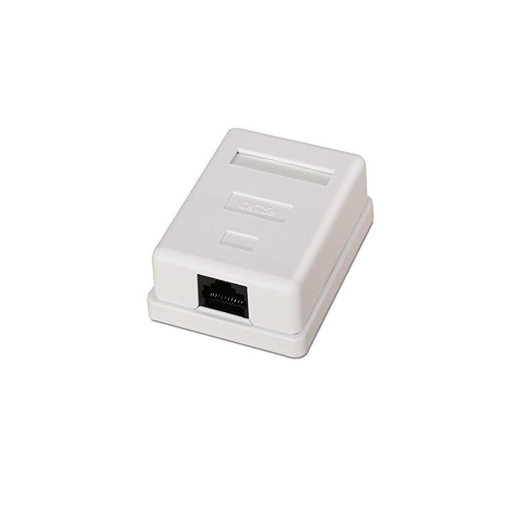 nanocable roseta superficie cat.6 utp 1 toma