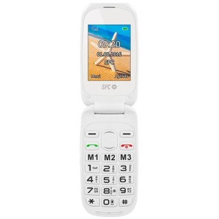 spc 2304b harmony telefono movil bt fm + dock blan